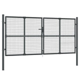 VIDAXL -Anschlussdrahtgitter 300x175 cm Stahl -Anthrazitfarbe - afbeelding 2