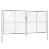 VIDAXL -Anschlussdrahtgitter 300x175 cm Stahl Silberfarbe