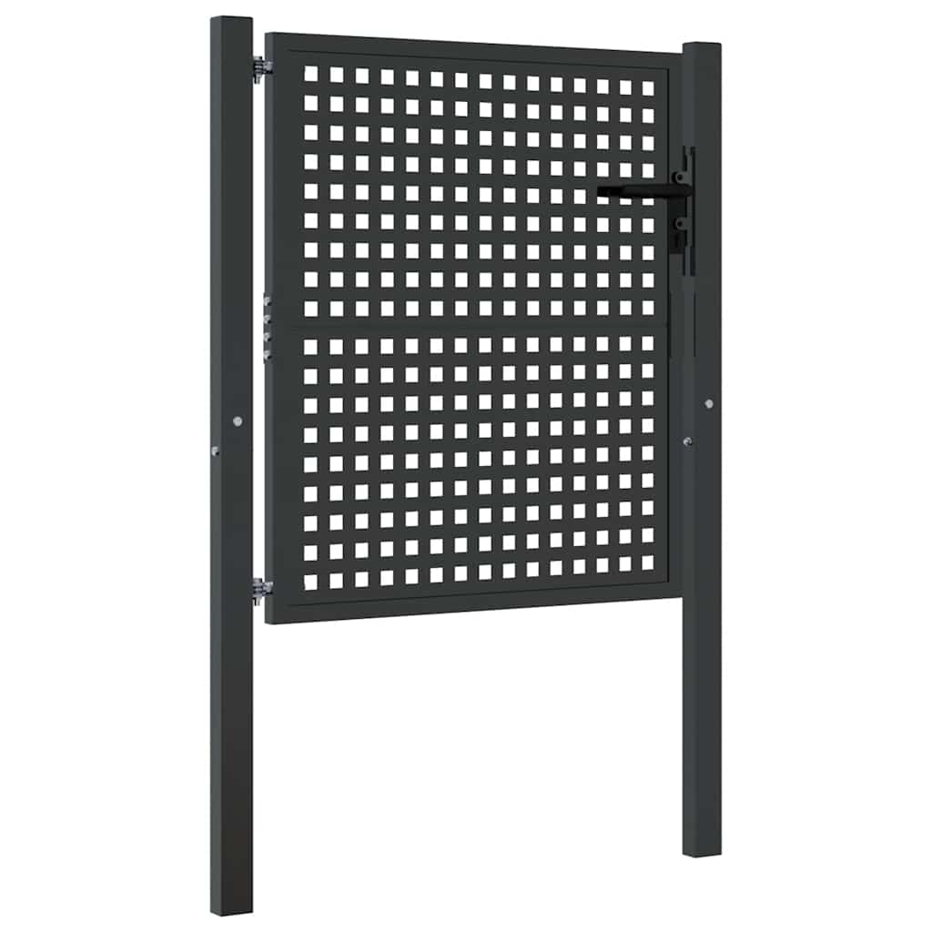 VIDAXL -Anschluss 105x150 cm Stahl Anthrazit -ausgelöst