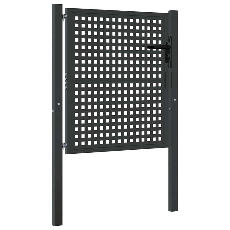 VIDAXL -Anschluss 105x150 cm Stahl Anthrazit -ausgelöst
