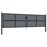 VIDAXL -Anschluss 400x125 cm Stahl Anthrazit -geläutet - afbeelding 2