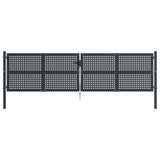 VIDAXL -Anschluss 400x125 cm Stahl Anthrazit -geläutet - afbeelding 3