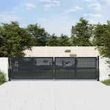 VIDAXL -Anschluss 400x125 cm Stahl Anthrazit -geläutet - afbeelding 1