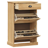 Vidaxl Schuhschrank Vigo 60x35x96 cm Festkiefer - afbeelding 3