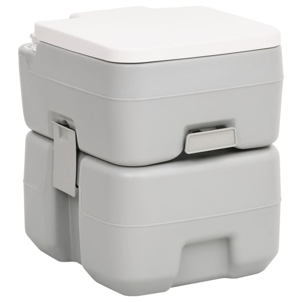 Vidaxl Camping -Toilette und Wassertank tragbar eingestellt