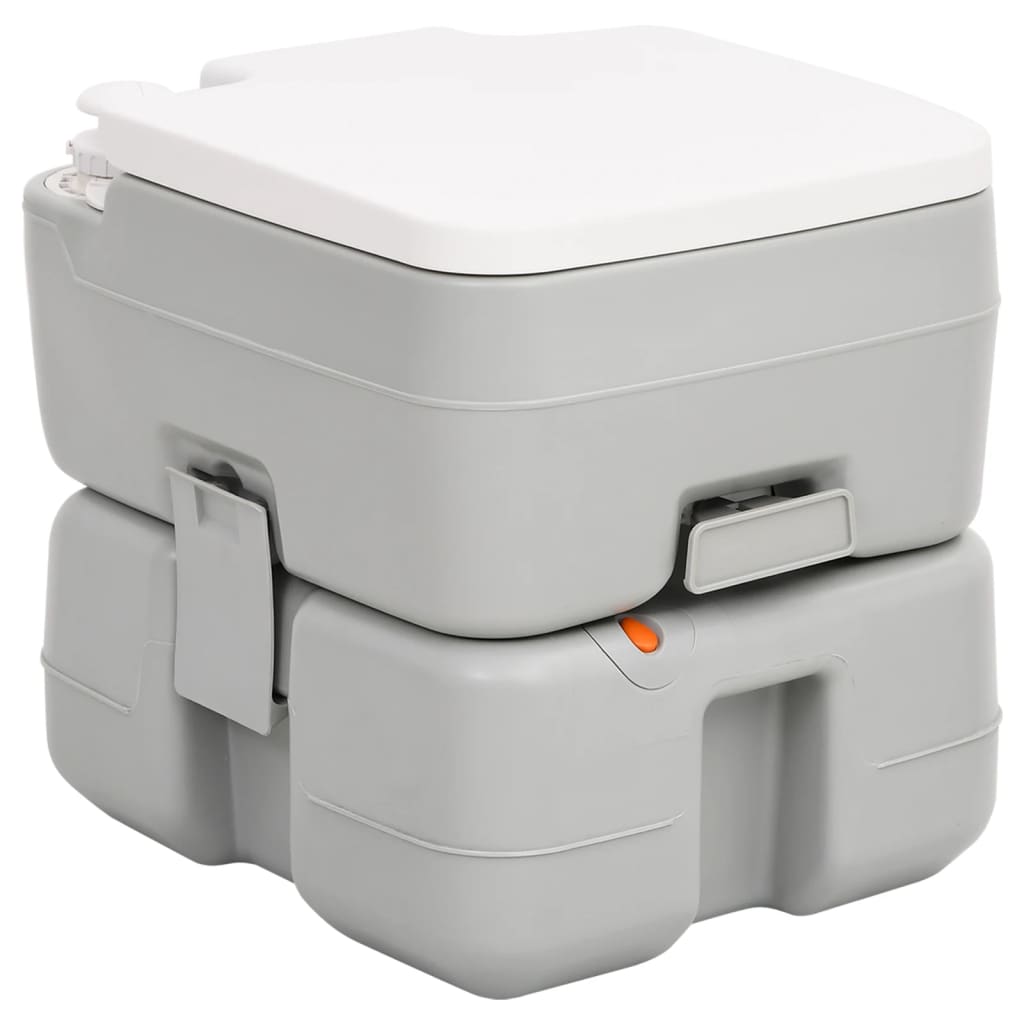 Vidaxl Camping -Toilette und Wassertank tragbar eingestellt