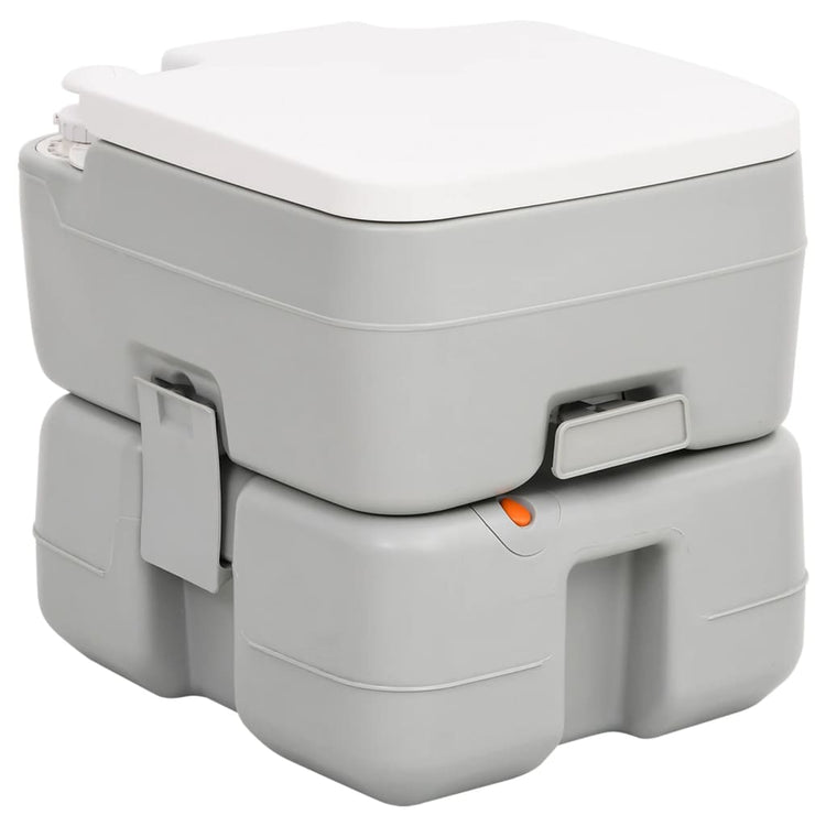 Vidaxl Camping -Toilette und Wassertank tragbar eingestellt