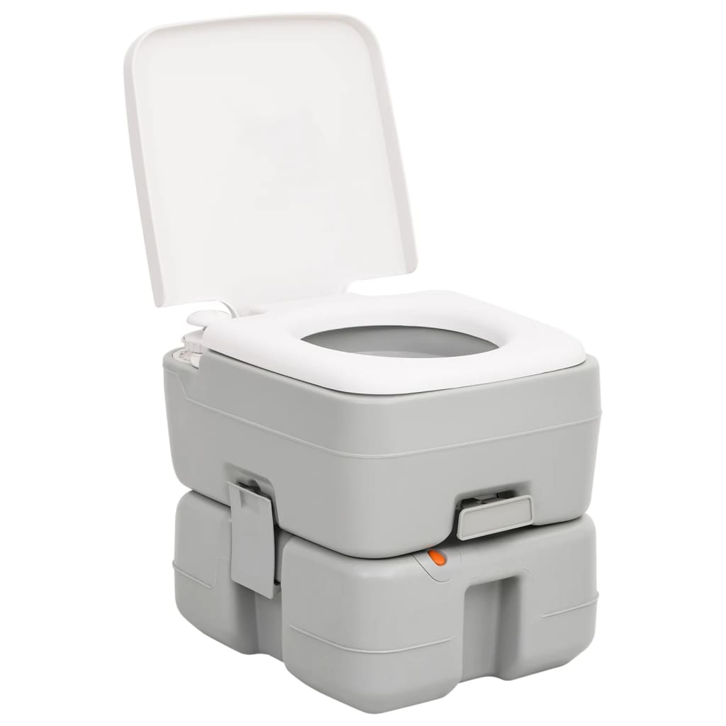 Vidaxl Camping -Toilette und Wassertank tragbar eingestellt