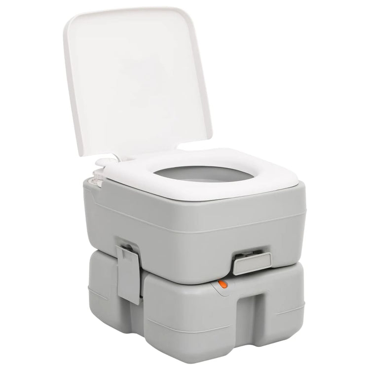 Vidaxl Camping -Toilette und Wassertank tragbar eingestellt