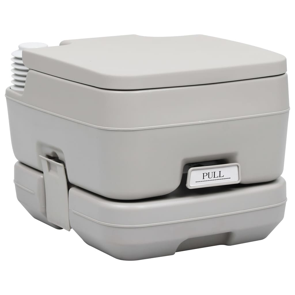 Vidaxl Camping -Toilette und Wassertank tragbar eingestellt