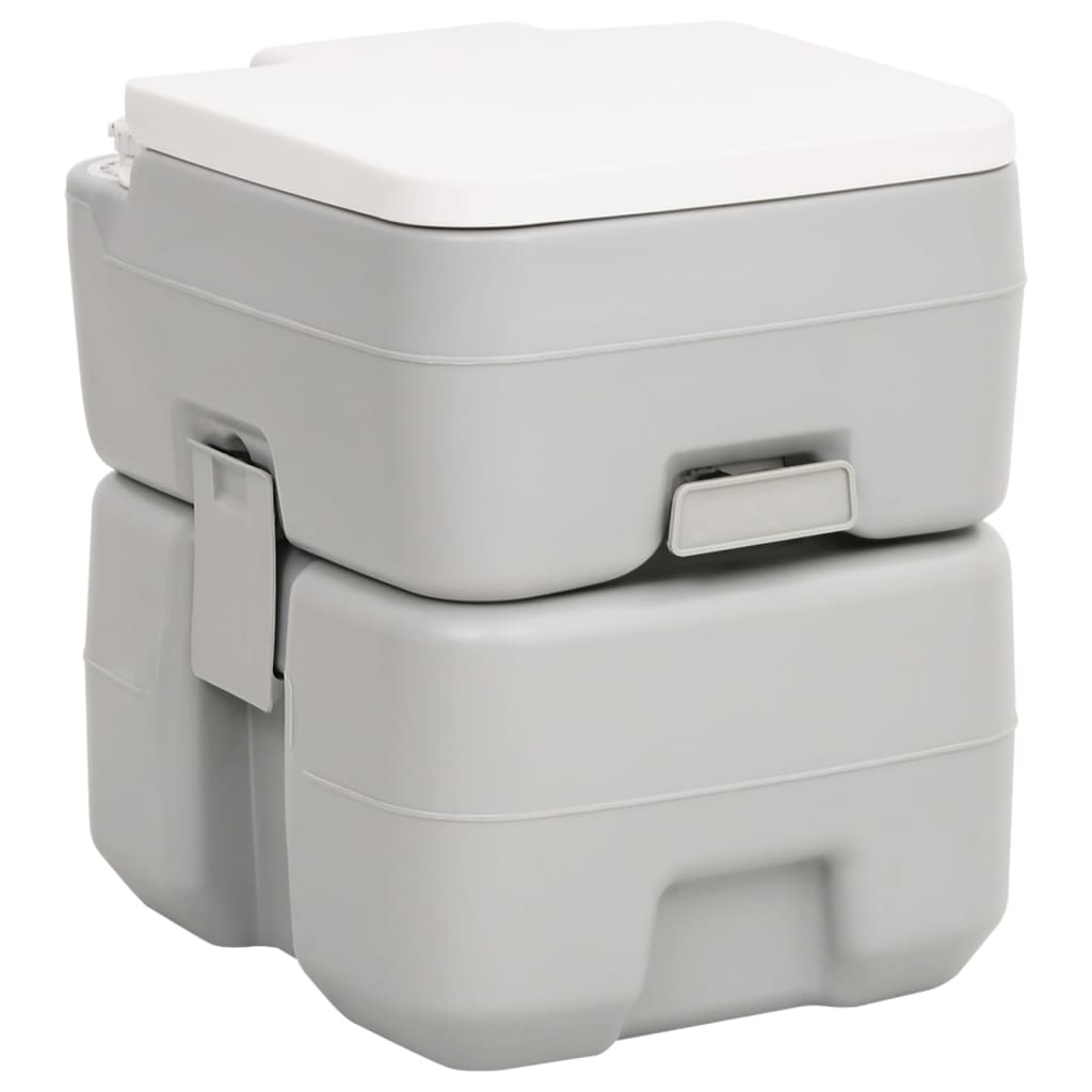 Vidaxl Camping -Toilette und Wassertank tragbar eingestellt