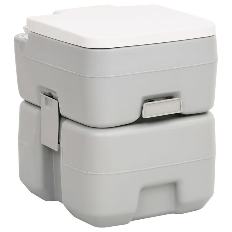 Vidaxl Camping -Toilette und Wassertank tragbar eingestellt