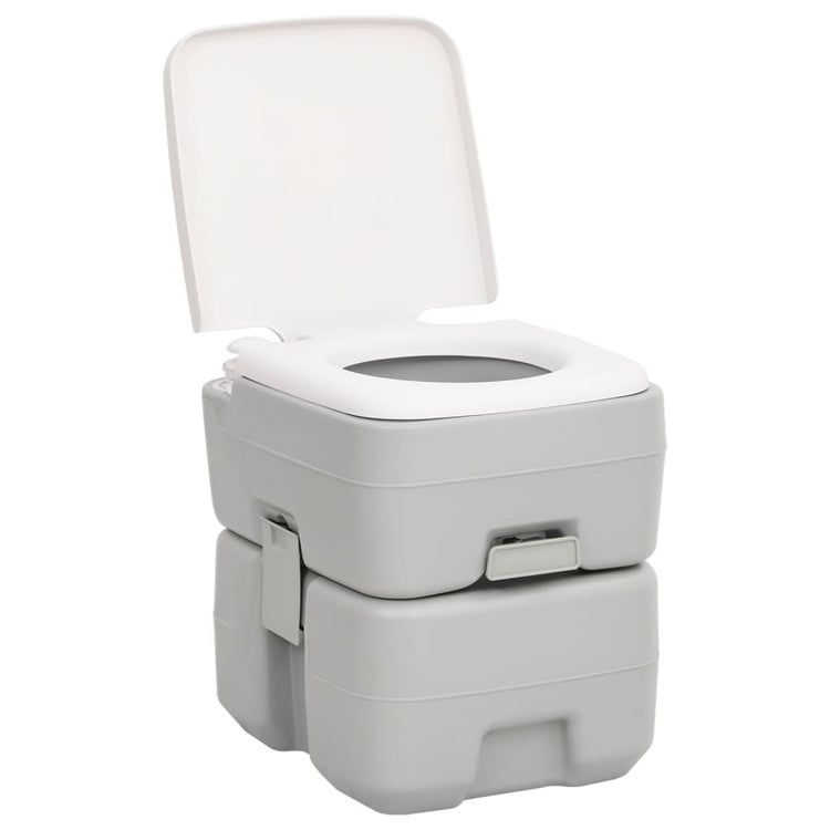 Vidaxl Camping -Toilette und Wassertank tragbar eingestellt
