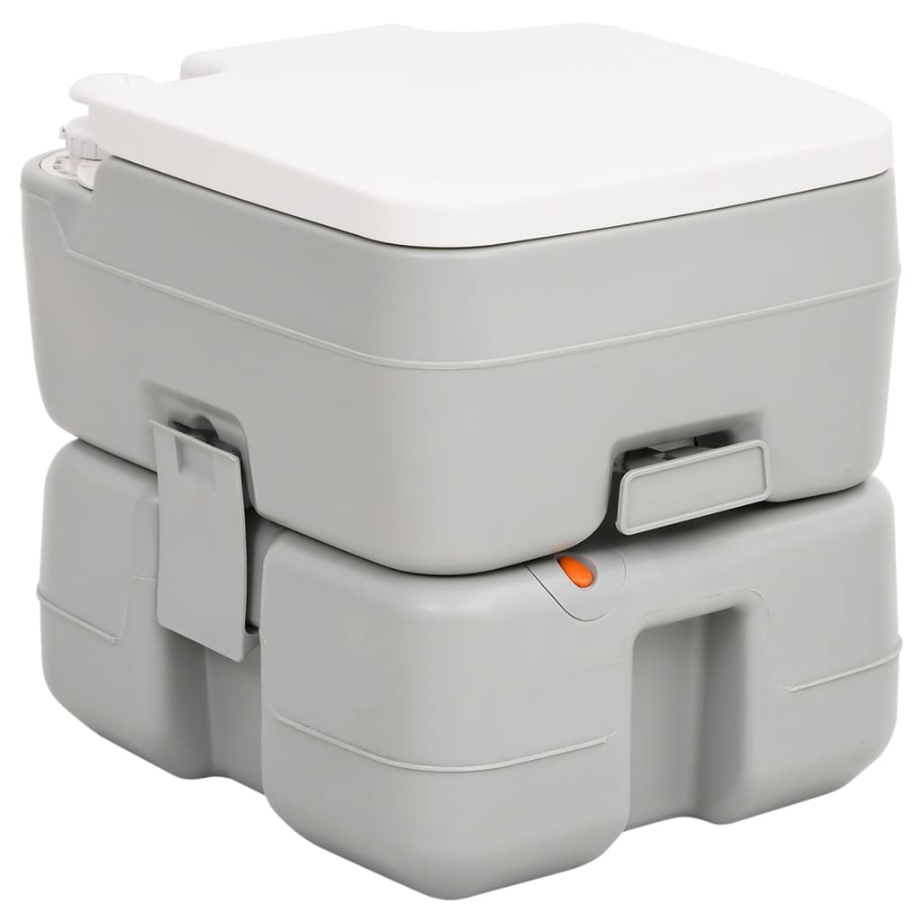 Vidaxl Camping -Toilette und Wassertank tragbar eingestellt