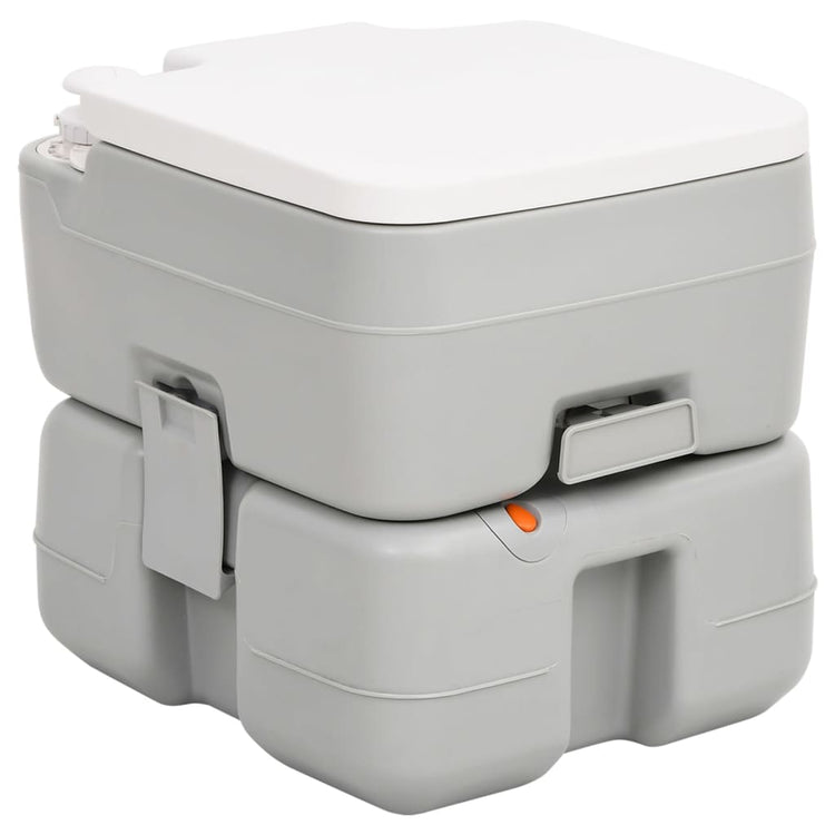 Vidaxl Camping -Toilette und Wassertank tragbar eingestellt