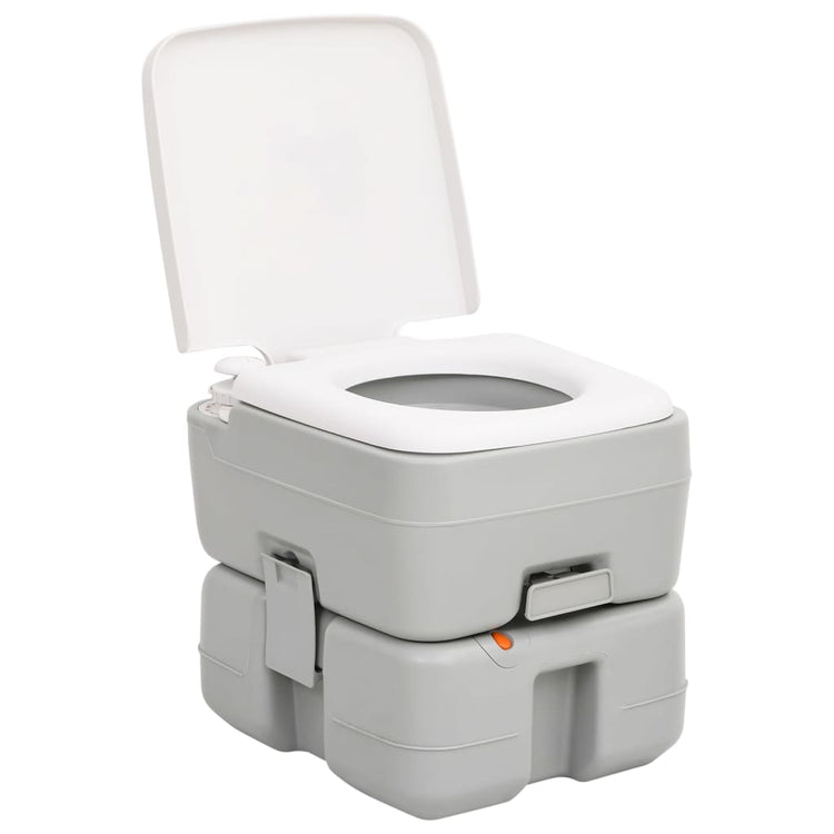 Vidaxl Camping -Toilette und Wassertank tragbar eingestellt