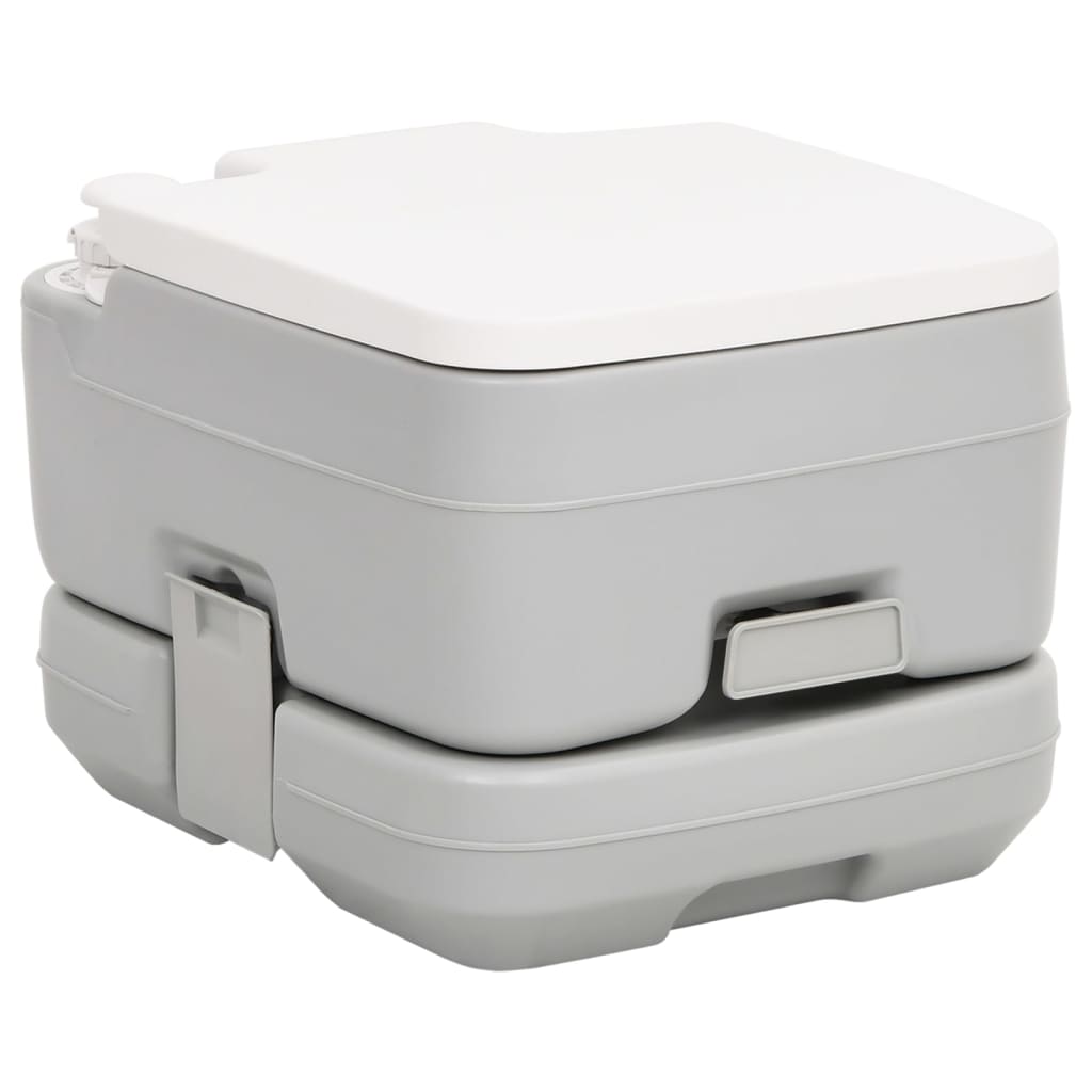 Vidaxl Camping -Toilette und Wassertank tragbar eingestellt