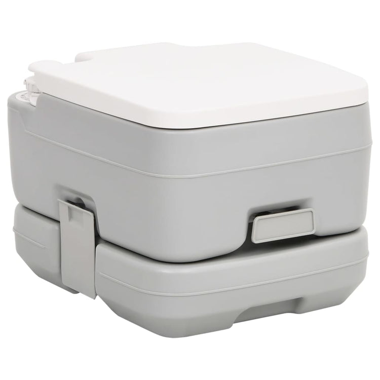 Vidaxl Camping -Toilette und Wassertank tragbar eingestellt