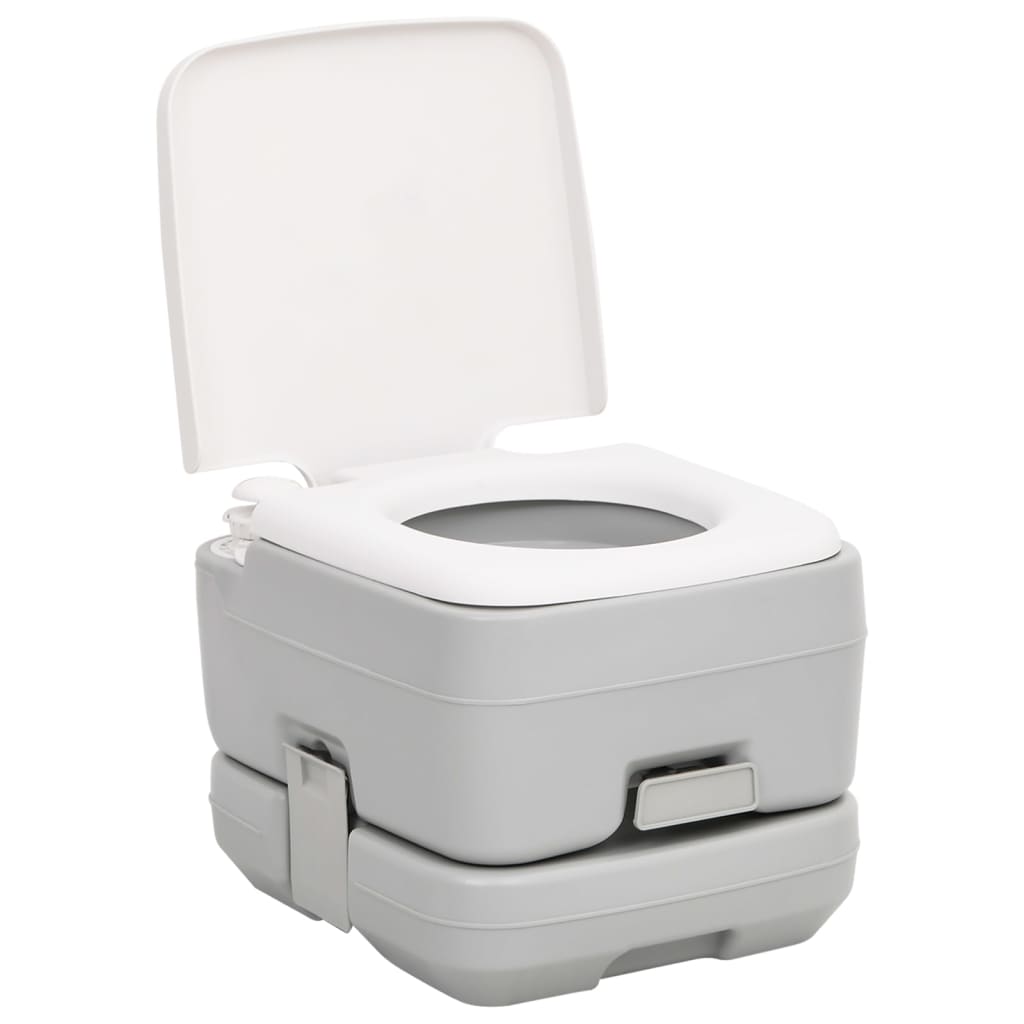 Vidaxl Camping -Toilette und Wassertank tragbar eingestellt