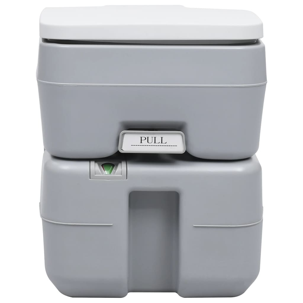 Vidaxl Camping -Toilette und Wassertank tragbar eingestellt