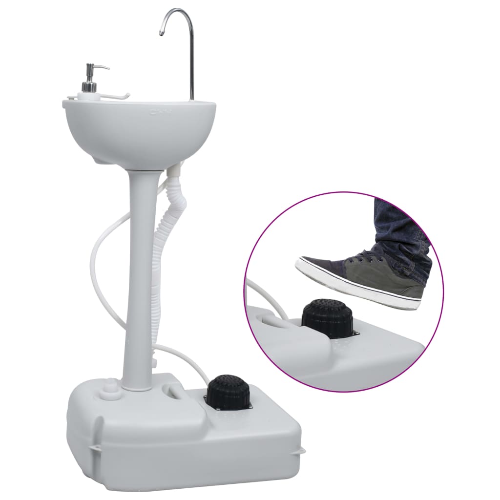 Vidaxl Campingwachs und Wassertank tragbar eingestellt