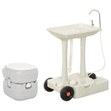 Vidaxl Camping -Toilette und Waschbecken tragbar - afbeelding 1