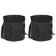 Vidaxl Emmers 2 PCs falten 20 l PVC Schwarz