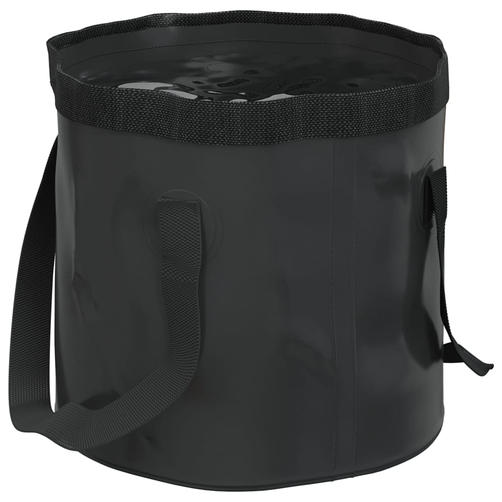 Vidaxl Emmers 2 PCs falten 30 l PVC Schwarz