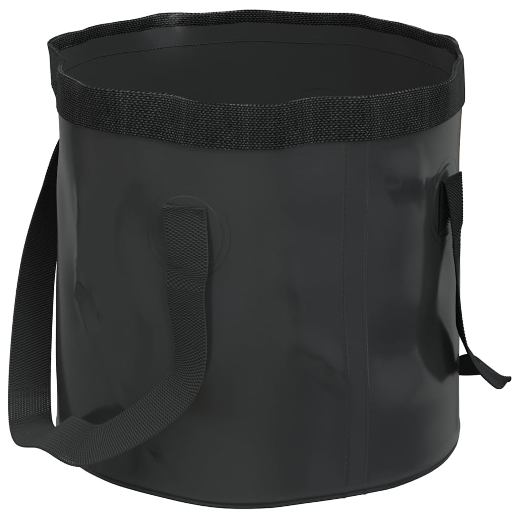 Vidaxl Emmers 2 PCs falten 30 l PVC Schwarz