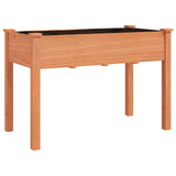 Vidaxx Pflanzgefäß auf Rädern 118x59x80 cm massives Kiefernholz braun - afbeelding 3