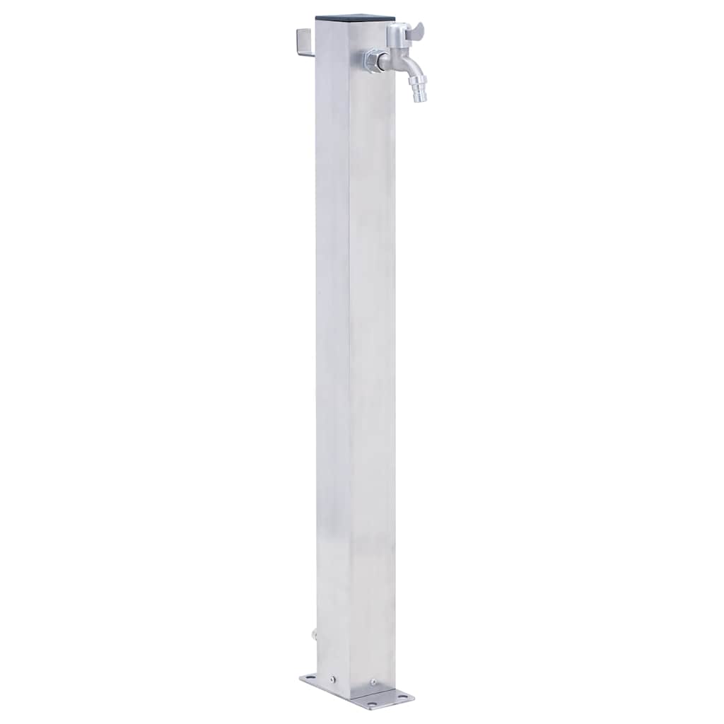Vidaxl Wassersäule Quadrat 60 cm Edelstahl