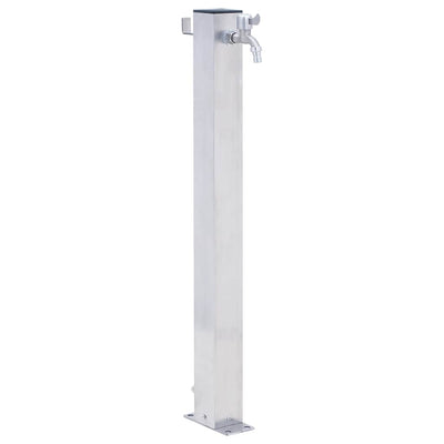 Vidaxl Wassersäule Quadrat 60 cm Edelstahl