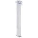 Vidaxl Wassersäule Quadrat 60 cm Edelstahl
