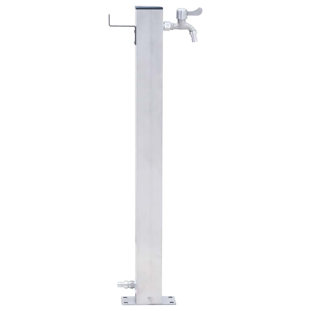 Vidaxl Wassersäule Quadrat 60 cm Edelstahl