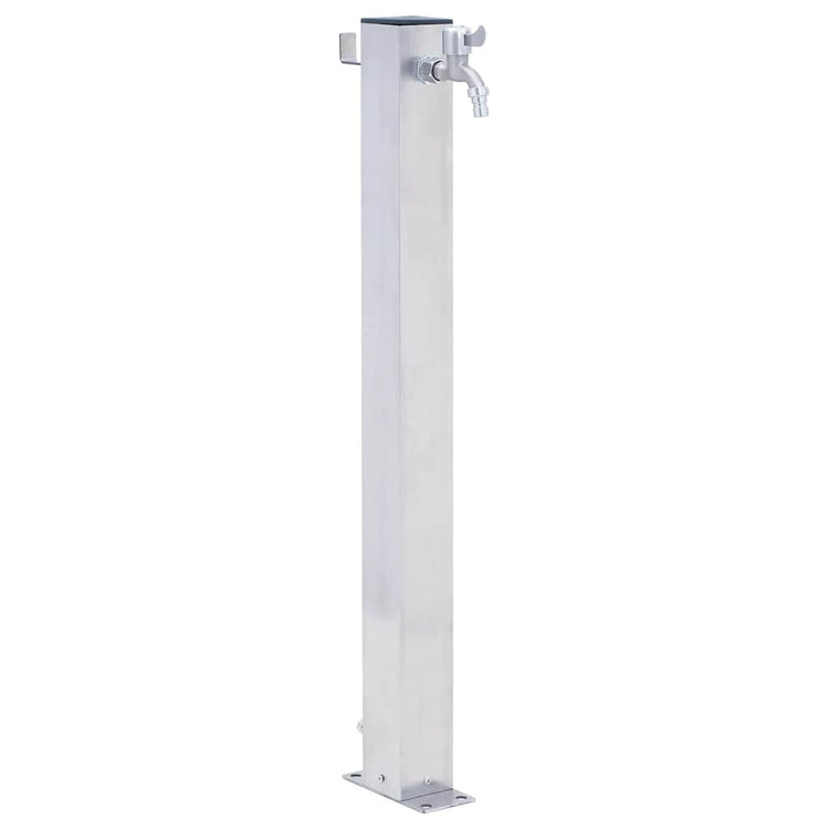 Vidaxl Wassersäule Quadrat 80 cm Edelstahl