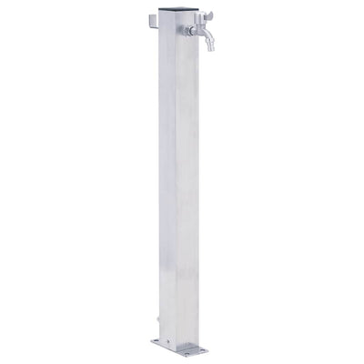 Vidaxl Wassersäule Quadrat 100 cm Edelstahl