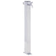 Vidaxl Wassersäule Quadrat 100 cm Edelstahl