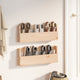 Vidaxl Wandschuhe Racks 2 ST 59x9x23 cm Festkiefer