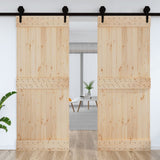 Vidaxl -Tür Narvik 90x210 cm Festkiefer - afbeelding 3