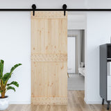 Vidaxl -Tür Narvik 90x210 cm Festkiefer - afbeelding 1