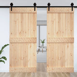 Vidaxl -Tür Narvik 100x210 cm Festkiefer - afbeelding 3