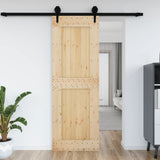Vidaxl -Tür Narvik 80x210 cm Festkiefer - afbeelding 1