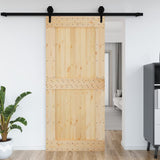 Vidaxl -Tür Narvik 100x210 cm Festkiefer - afbeelding 1