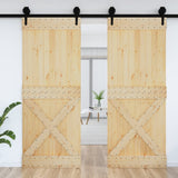 Vidaxl -Tür Narvik 90x210 cm Festkiefer - afbeelding 3