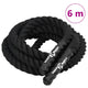 Vidaxl -Schlachtseil 6 m 4,5 kg Polyester schwarz