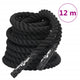 Vidaxl -Schlachtseil 12 m 9 kg Polyester schwarz