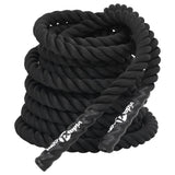 Vidaxl -Schlachtseil 15 m 11 kg Polyester schwarz - afbeelding 2