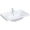 VIDAXL WASHBAIN RETTANGULAR 81 x 48x23 cm Keramik Weiß
