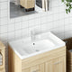 VIDAXL WASHBAIN RETTANGULAR 91,5 x 48 x 23 cm Keramik Weiß