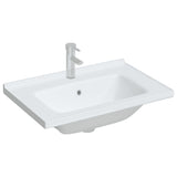 VIDAXL WASHBAIN RETTANGULAR 71 x 48X19,5 cm Keramik Weiß - afbeelding 3